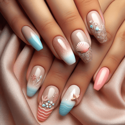🏖️ Beach Nails Made Easy – Your Summer Nail Art Starts Here