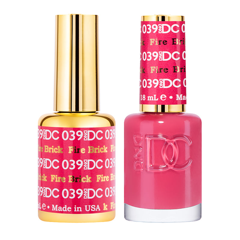 Fire Brick #039 - DND Gel & Lacquer Duo