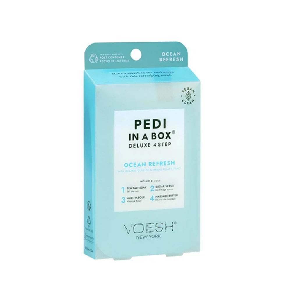 Voesh New York Deluxe 4 Step - Pedicure Kit - Ocean Refresh