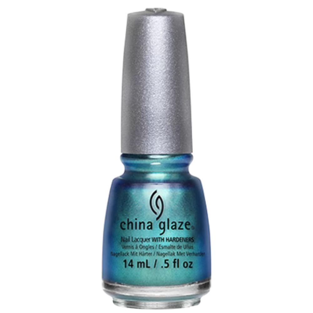 China Glaze - Deviantly Daring - Captivating Shimmering Teal Nail Polish