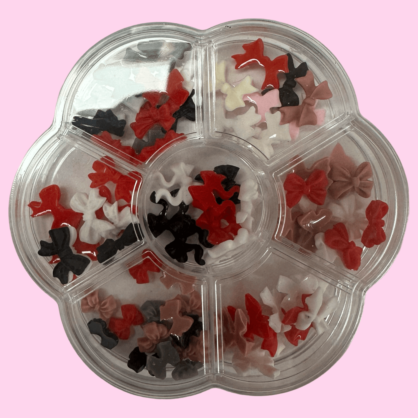 3D Bowties Nail Art Charms Mix Colors