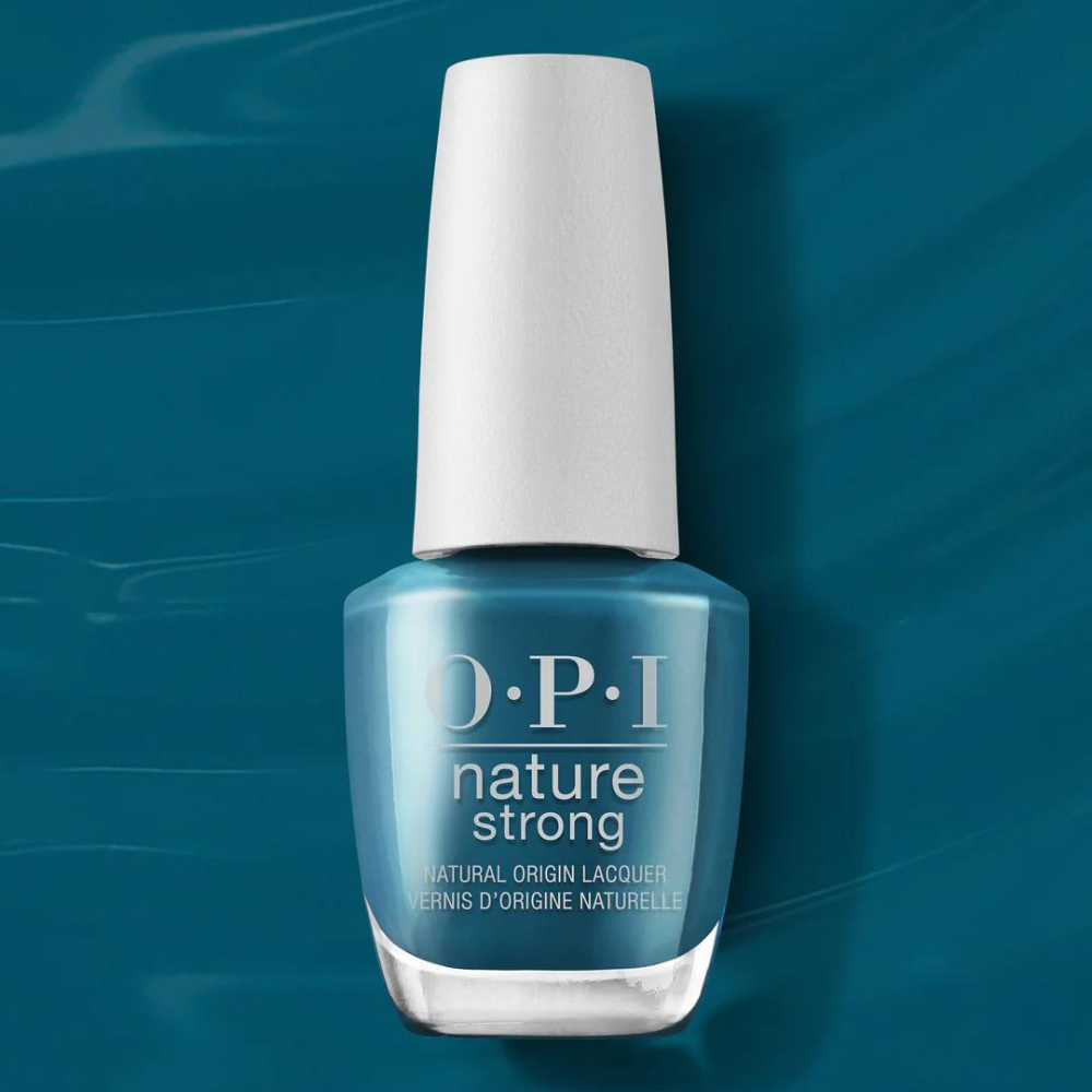 OPI Nature Strong - All Heal Queen Mother Earth (0.5 oz) 💙💚 Deep Rich Teal Nail Polish