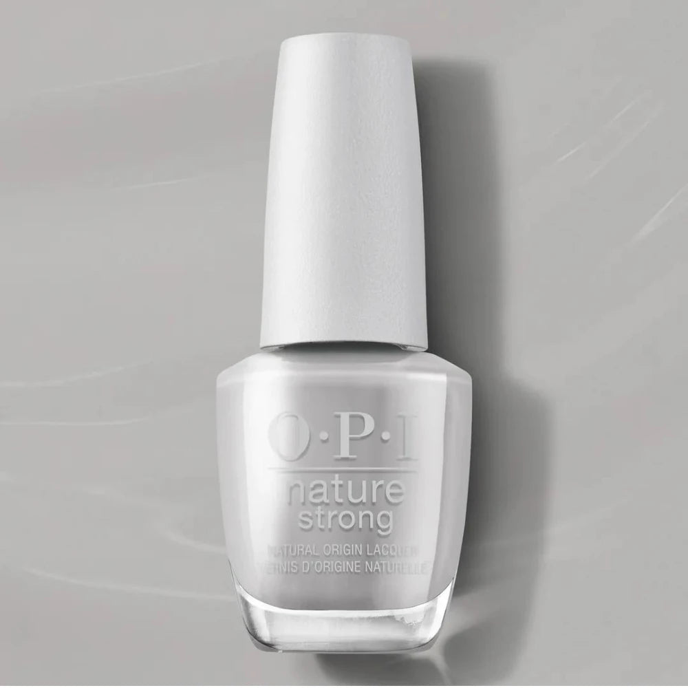 OPI Nature Strong - Dawn of a New Gray (0.5 oz) 🖤🤍 Sleek Modern Gray Nail Polish