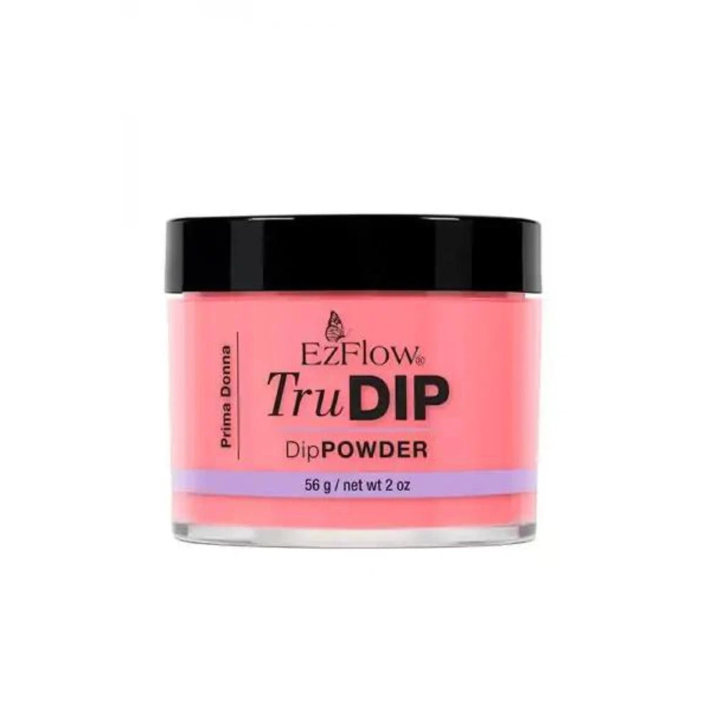 TruDip Acrylic Dip Powder - Prima Donna - Neon Pink Nail Color