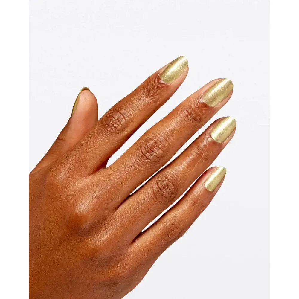 OPI Nail Polish - Oz-mazing (0.5 oz) π
ππ Light Gold Shimmer Nail Polish - Swatch