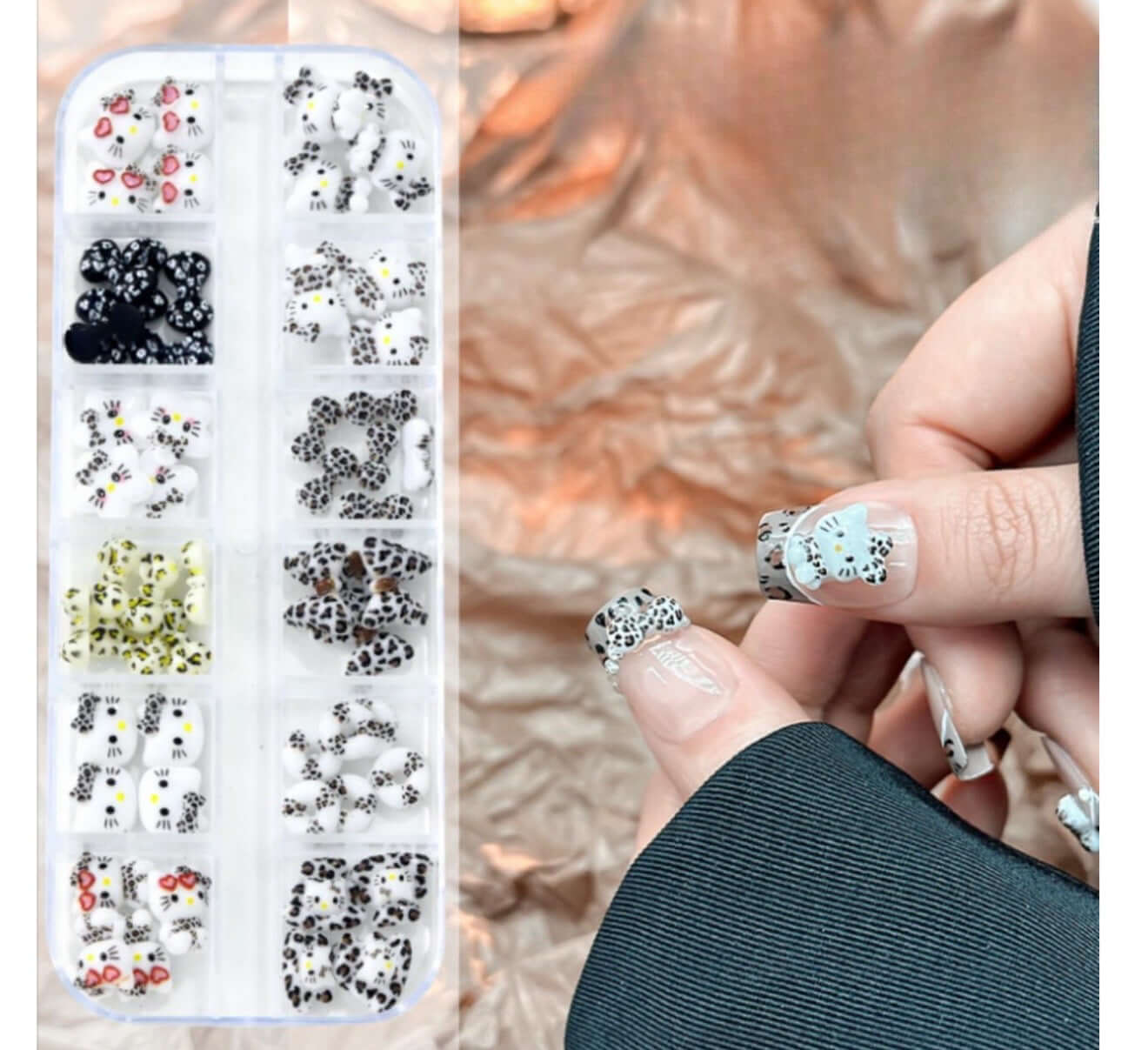 3d Nail Art charms - Hello Kitty