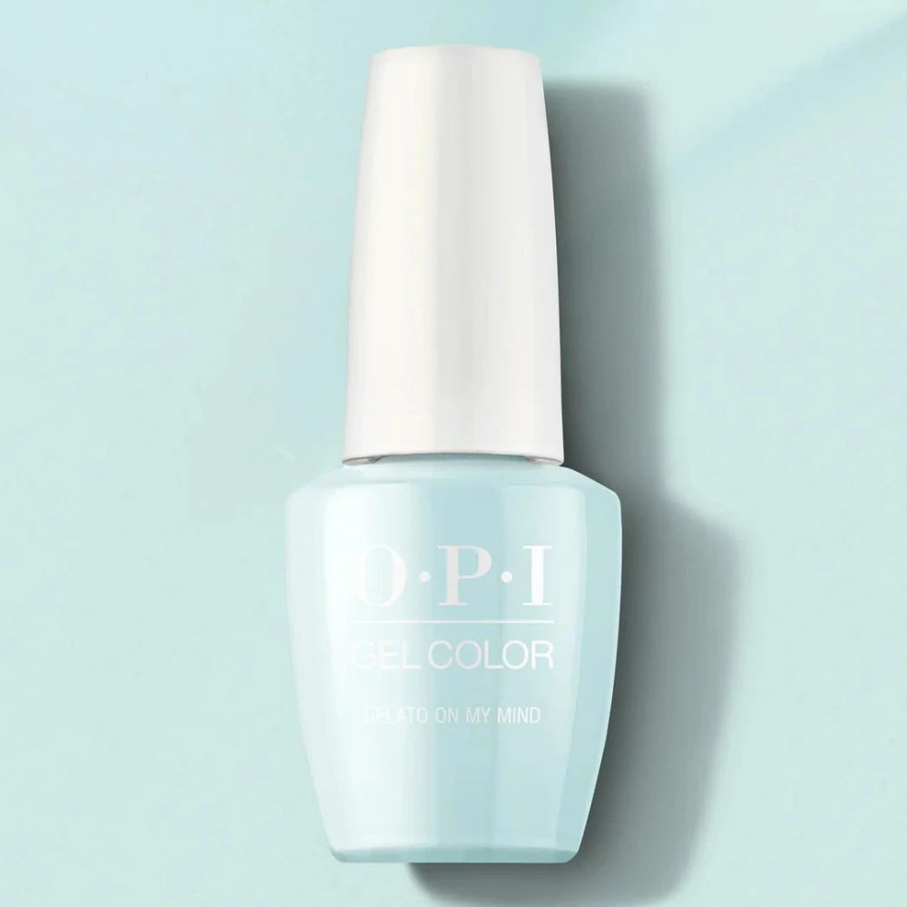 OPI Gel Nail Polish - Gelato On My Mind (0.5 oz) π Creamy Pastel Blue