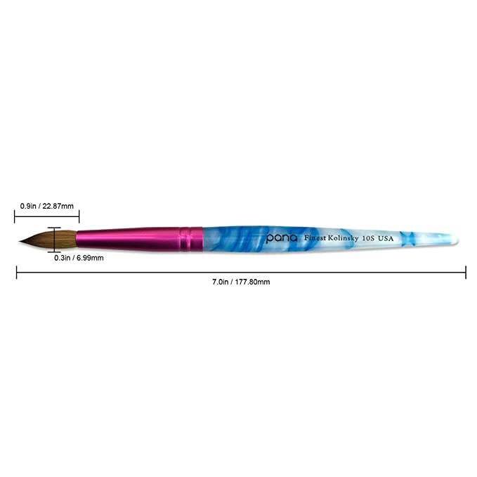 Acrylic Nail Brush Size 10 – Round Tip