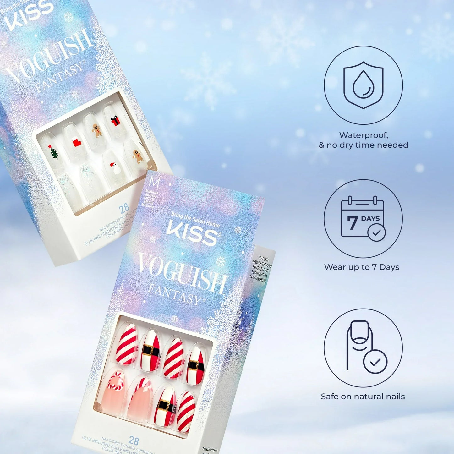 KISS Voguish Fantasy Press On Nails