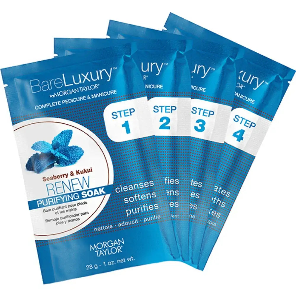 Renew Seaberry & Kukui - Bare Luxury by Morgan Taylor - 4 Step Mani Pedi Kit