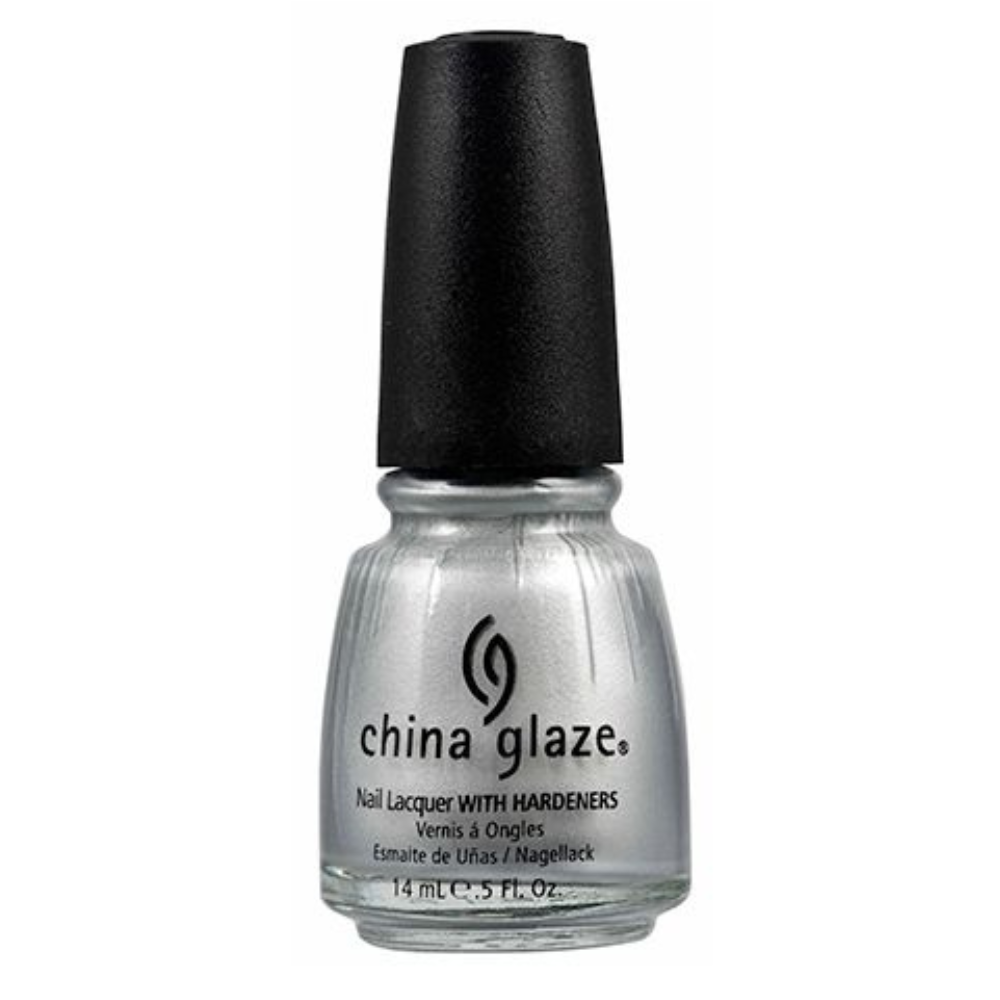China Glaze - Platinum Silver - Shimmering Silver Metallic Nail Polish