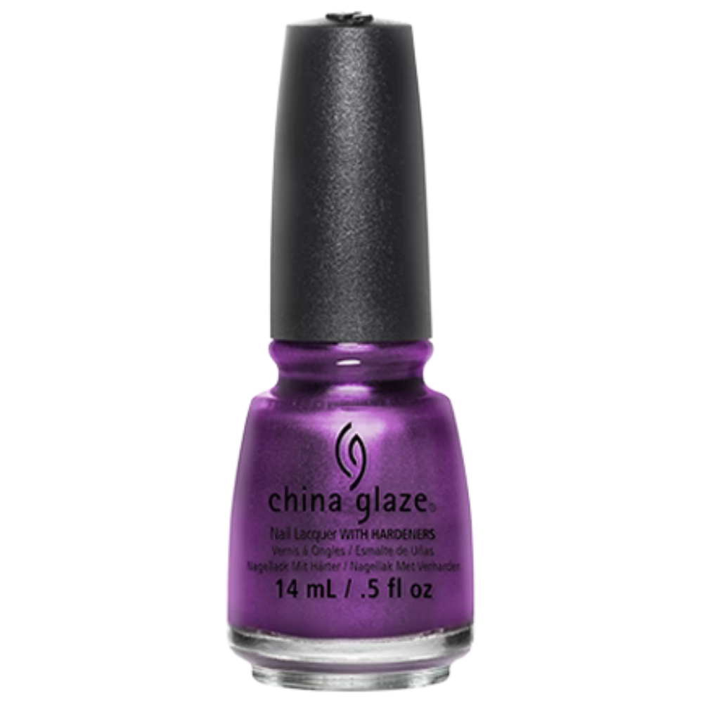 China Glaze Nail Polish - Coconut Kiss - Stunning Metallic Purple Polish