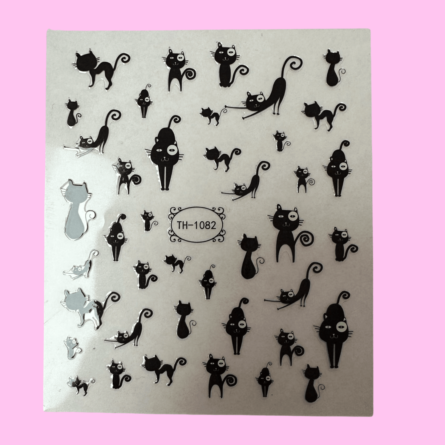 Black Cat Halloween Nails - Self Adhesive Deals