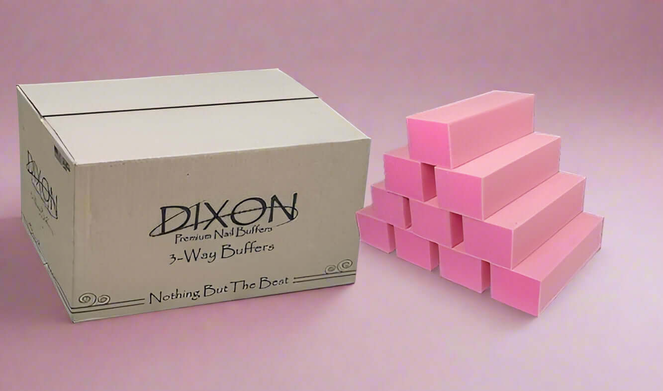 Dixon Buffer Case Pink White 100|180 - 500 per CS