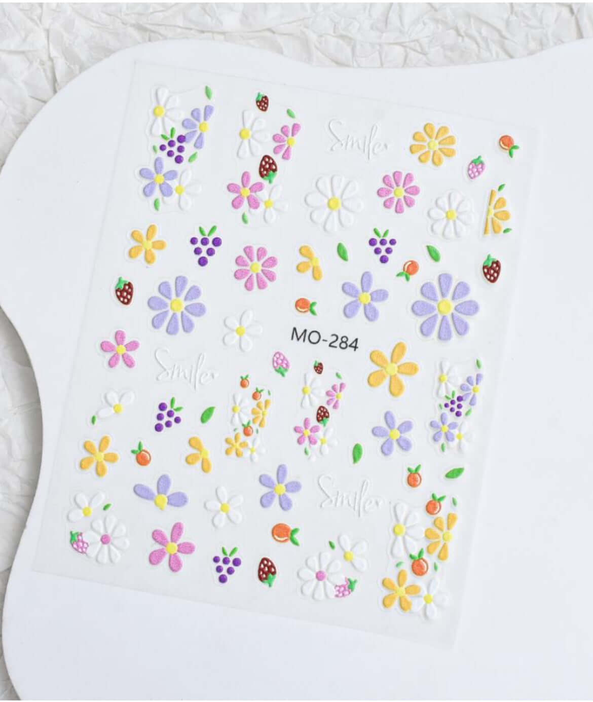 3D Mix Flower Stickers - MO-284