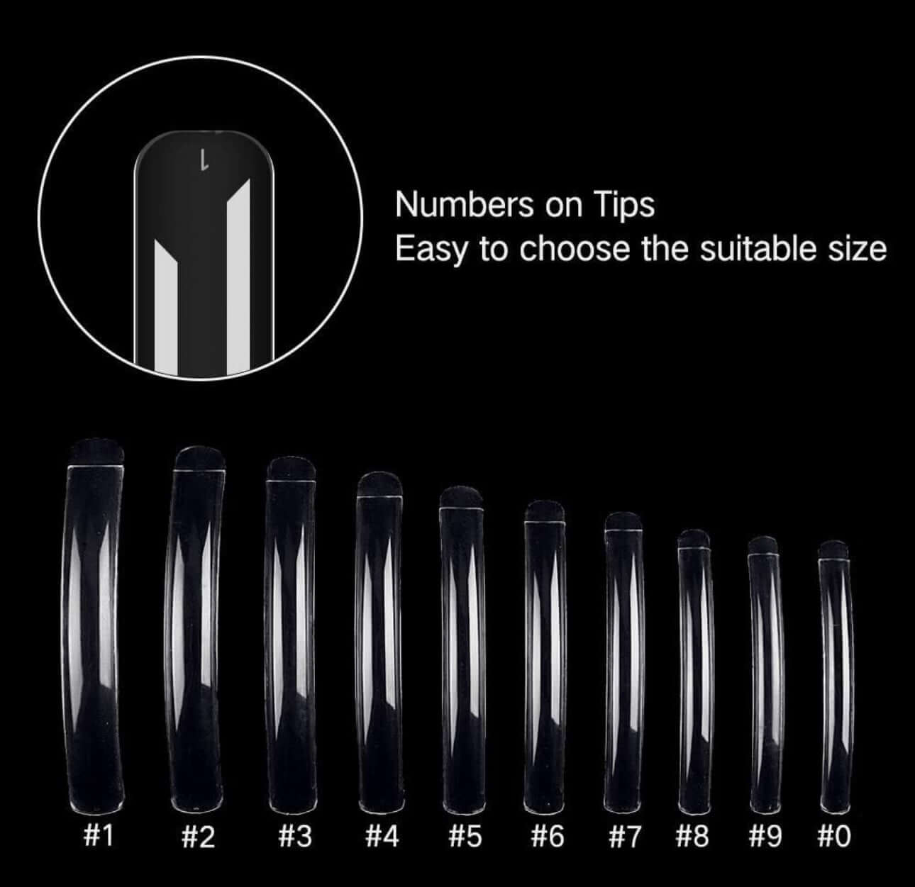 Curve Extra Long Nail Tips
