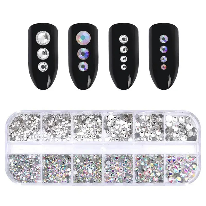 Caviar Beads Nail Jewels – Pearls & Rhinestones