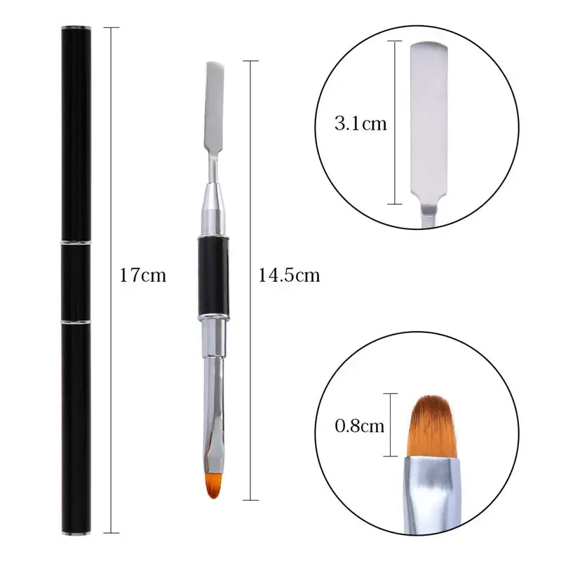 Dual-Ended Poly Gel Spatula – Nail Extension & Builder Tool