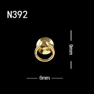Punk Ox Nose Nail Charms – Manicure Stud Rings