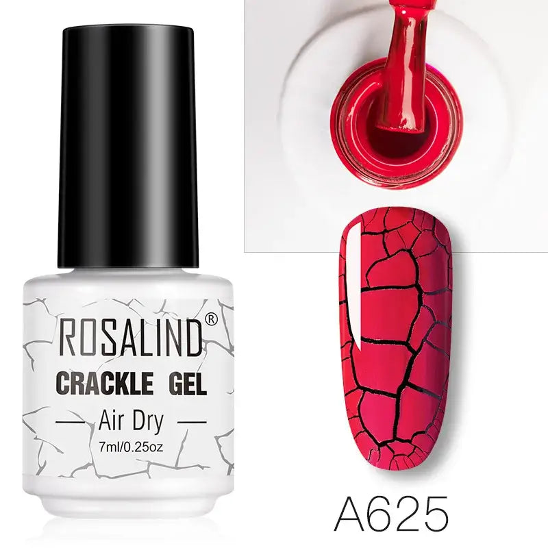 ROSALIND Crackle Set – UV/LED and Lacquer - Base & Top Coat