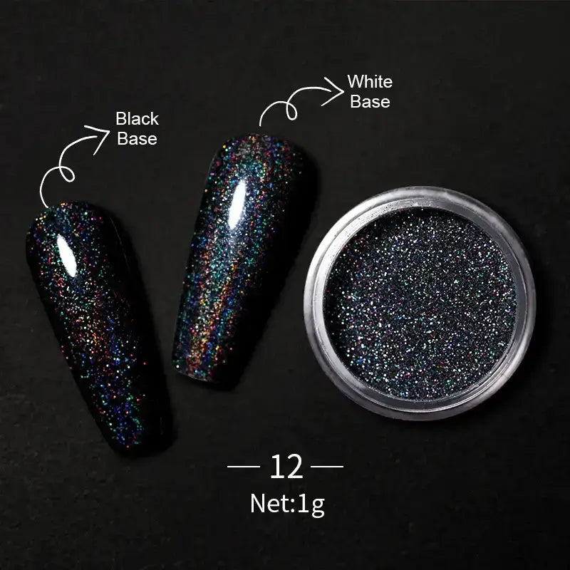 Nail Mirror Glitter Powder Metallic