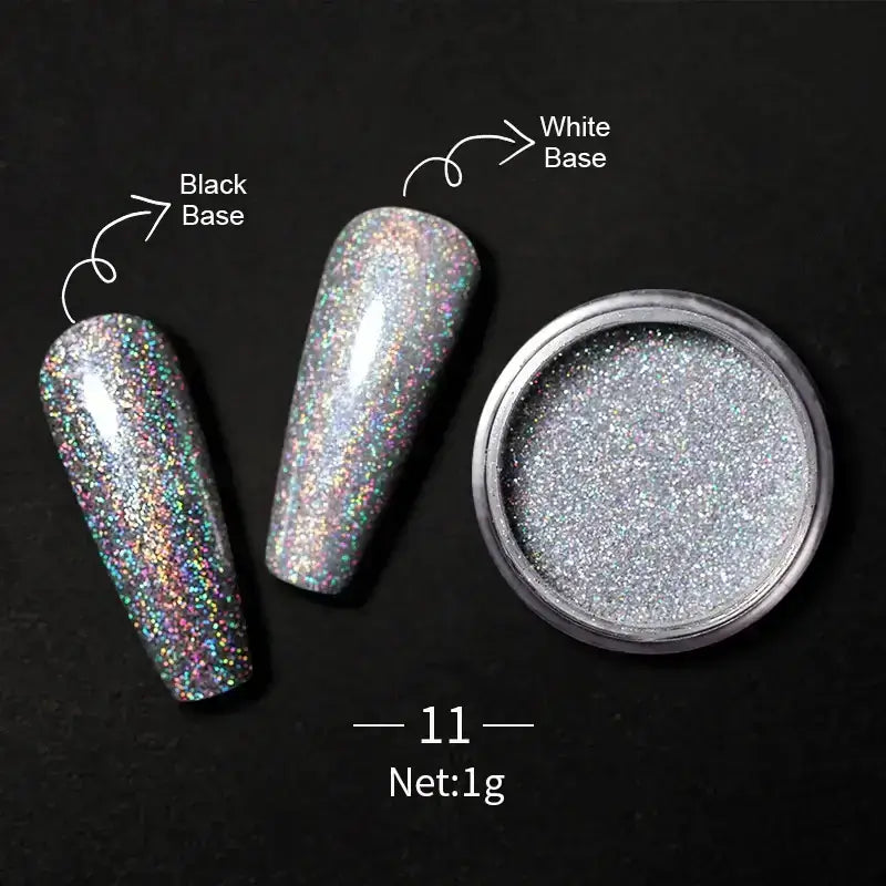 Nail Mirror Glitter Powder Metallic