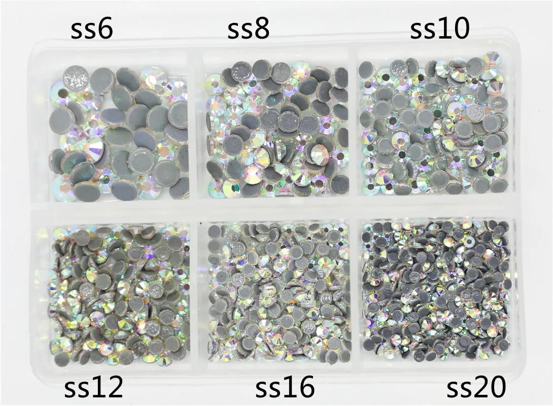 Opal Glass Crystal Rhinestones – 3D Nail Art Set