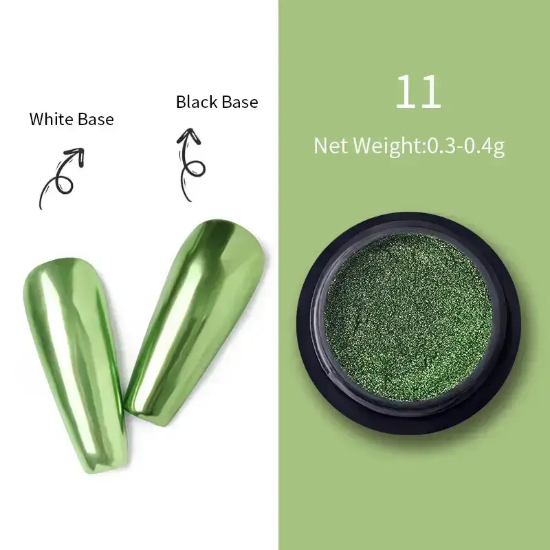 Nail Mirror Glitter Powder Metallic