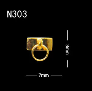 Punk Ox Nose Nail Charms – Manicure Stud Rings