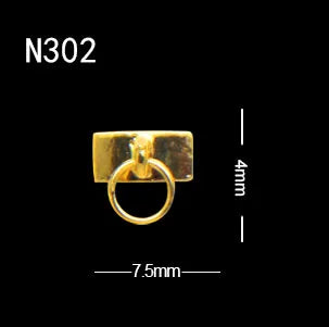 Punk Ox Nose Nail Charms – Manicure Stud Rings