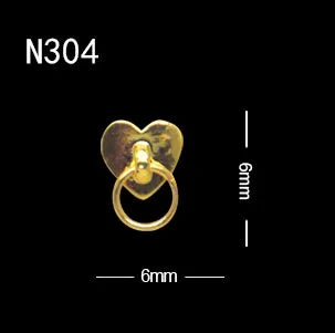 Punk Ox Nose Nail Charms – Manicure Stud Rings