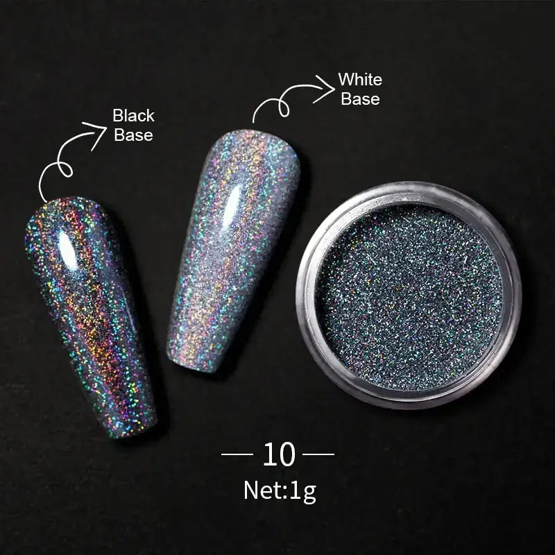 Nail Mirror Glitter Powder Metallic
