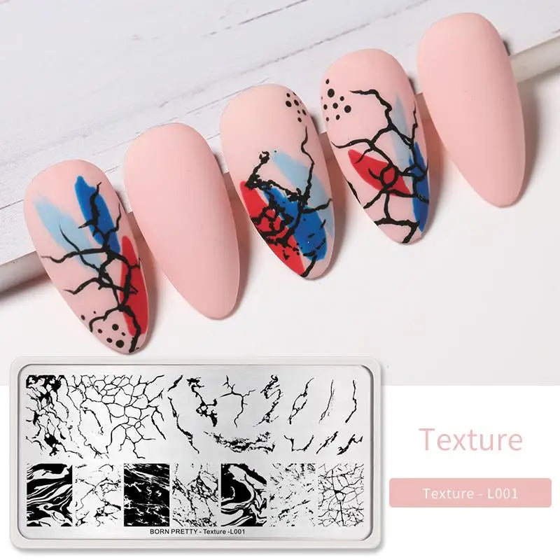 BORN PRETTY Nail Stamping Plates – Butterfly, Lace, Floral