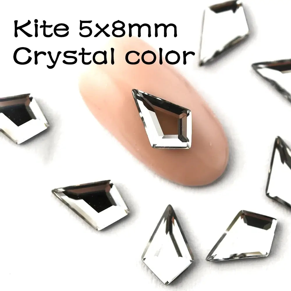 Arrow Shape Nail Art Rhinestones - Colorful 3D Gems