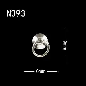 Punk Ox Nose Nail Charms – Manicure Stud Rings