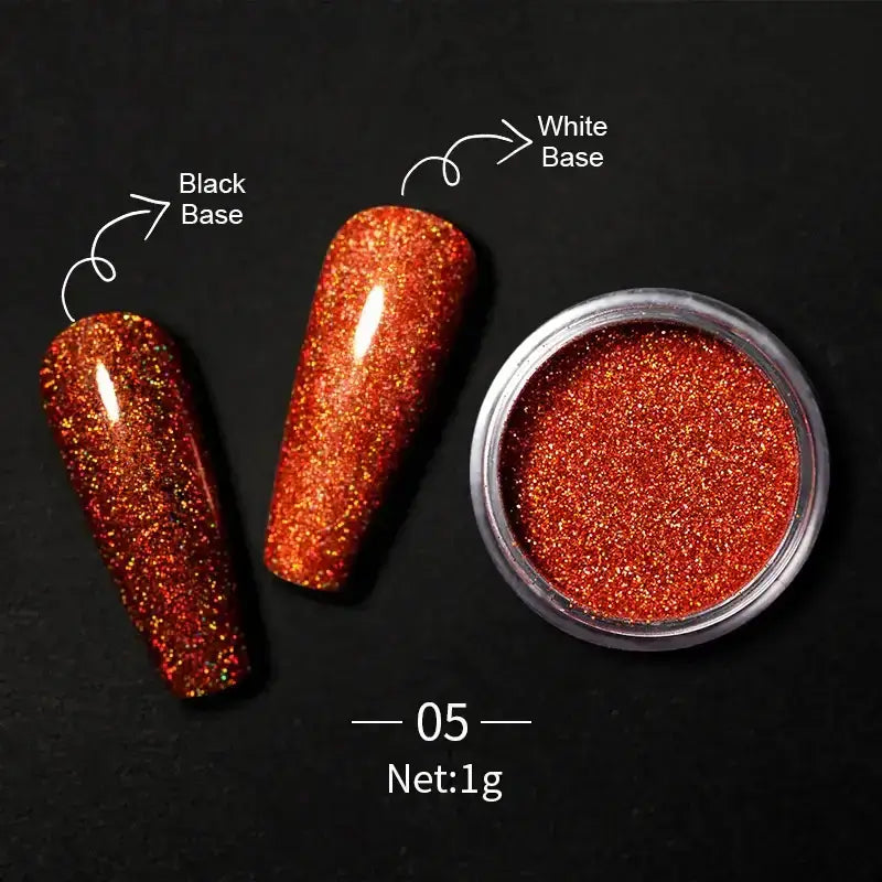 Nail Mirror Glitter Powder Metallic