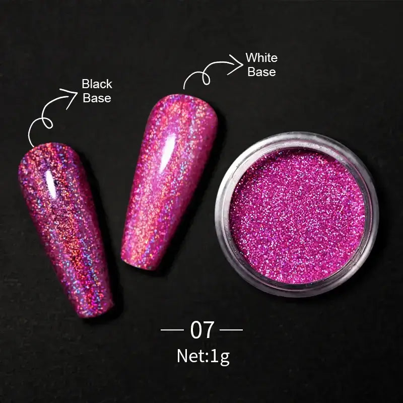 Nail Mirror Glitter Powder Metallic