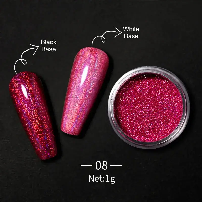 Nail Mirror Glitter Powder Metallic