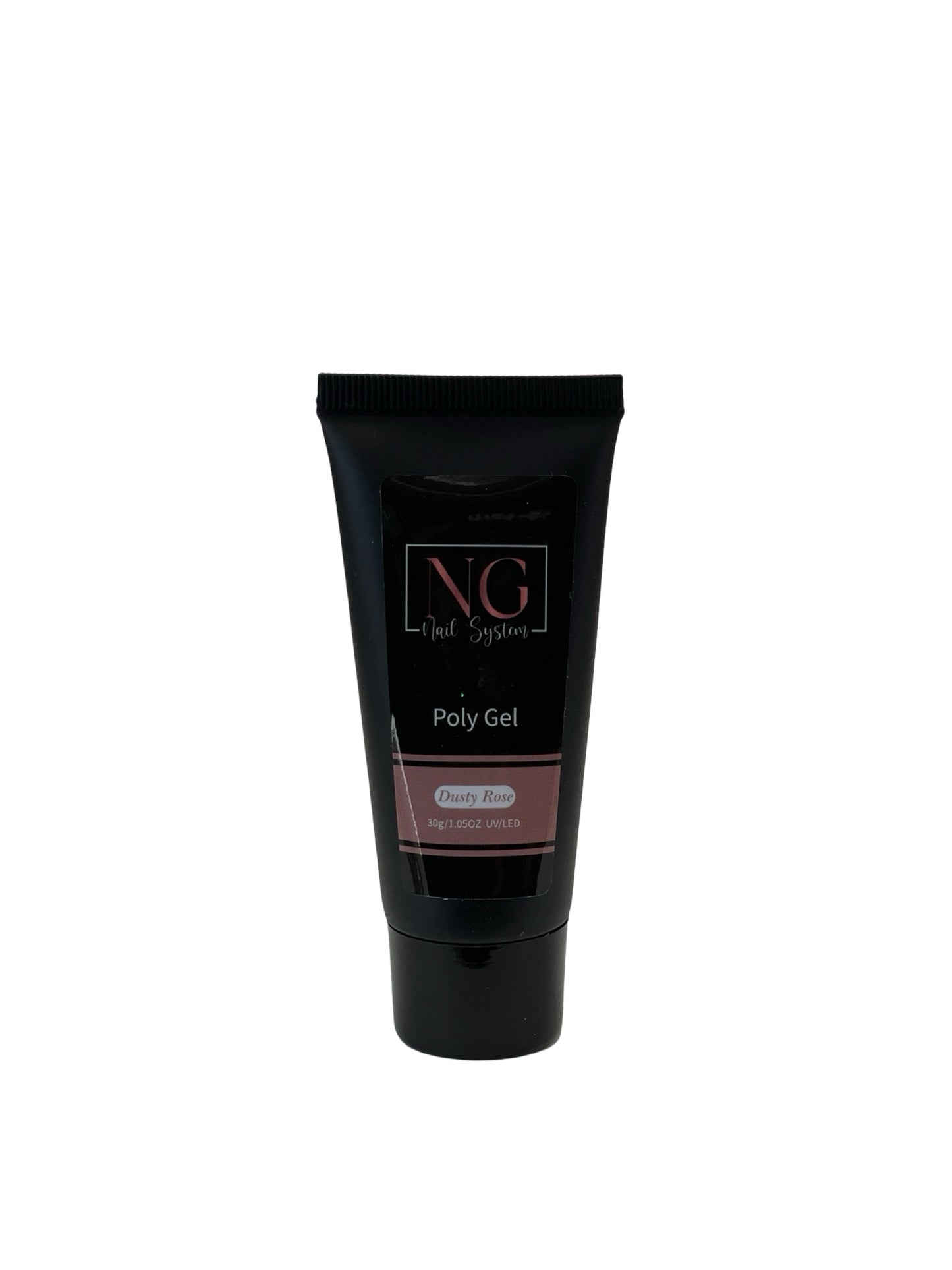 Builder Gel Dusty Rose by NG - Rose PolyGel Nail Enhancement