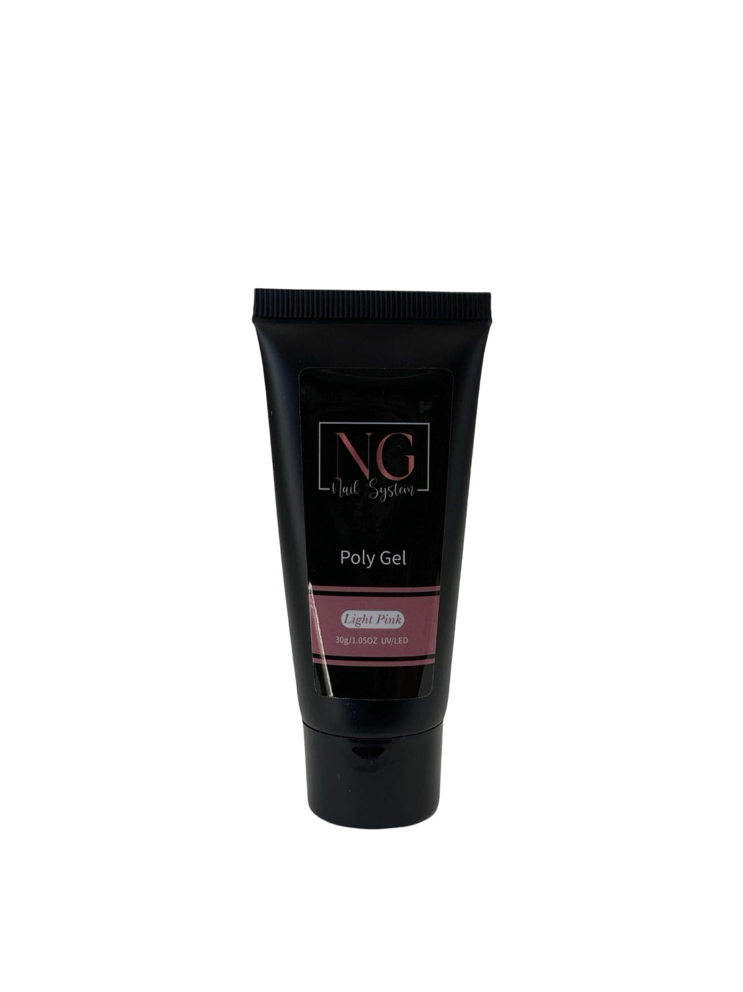 Builder Gel Light Pink by NG - Pink Polygel Nail Enhancement