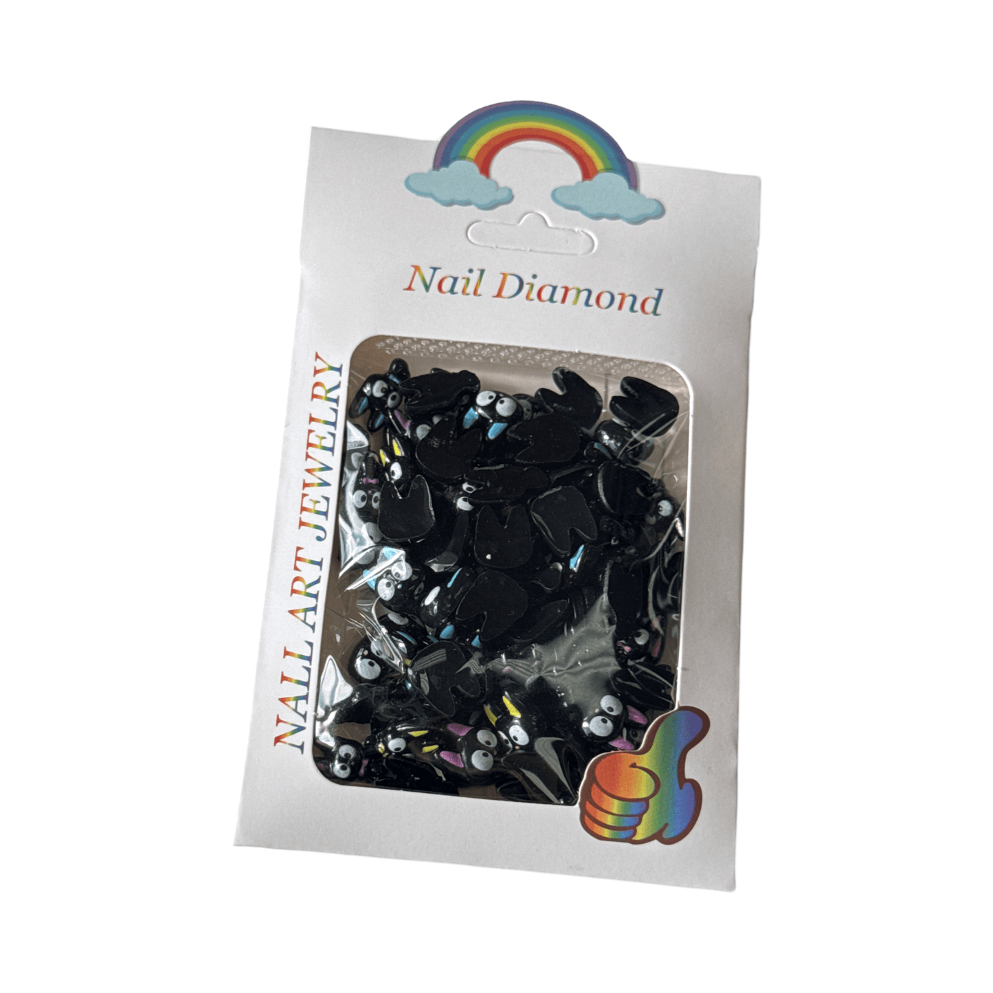 Black Cat Charm - 3D Nail Charms - 100pc