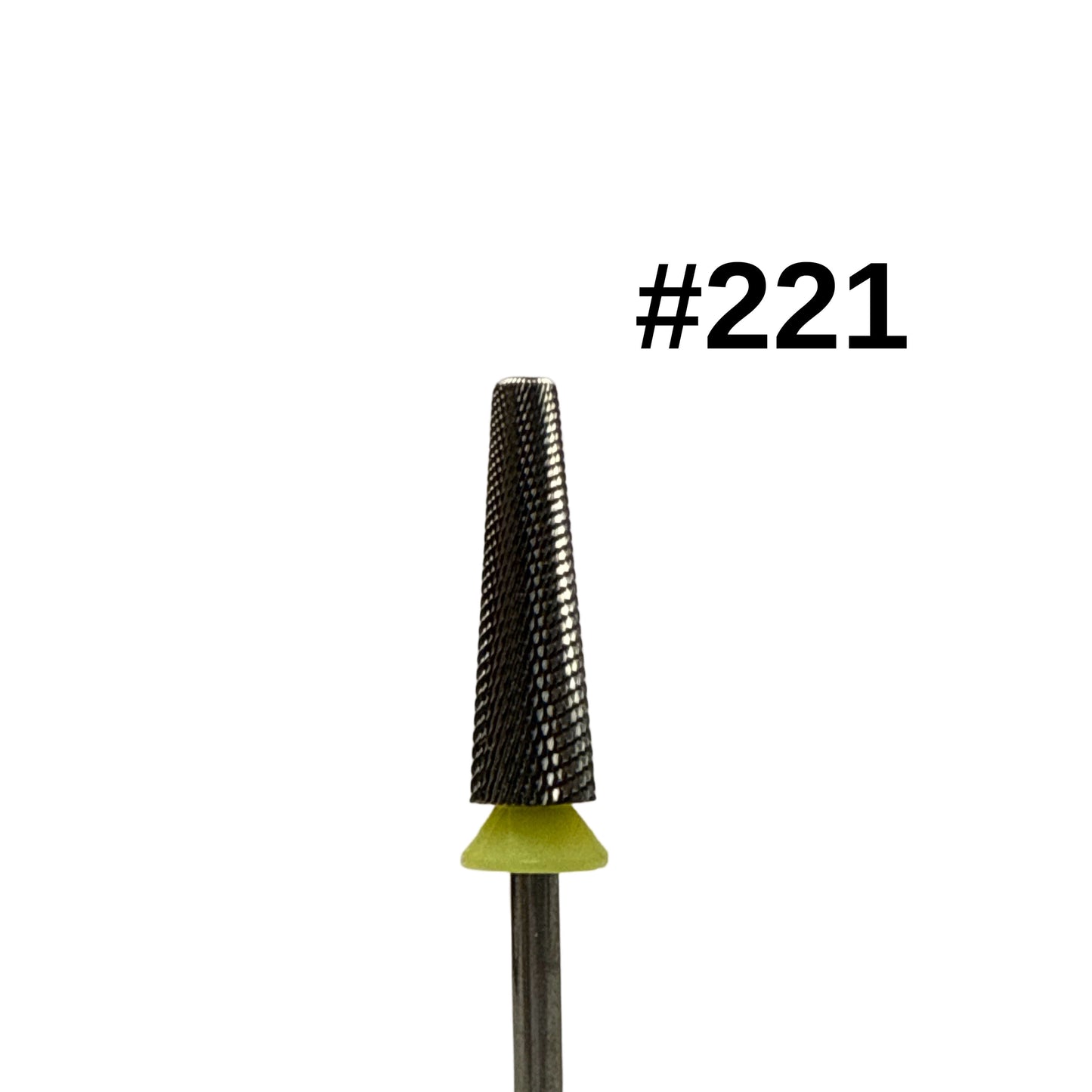 Nail Drill Bits #221 - 5 in 1 Carbide Cross Cut - Extra Fine 6.0mm