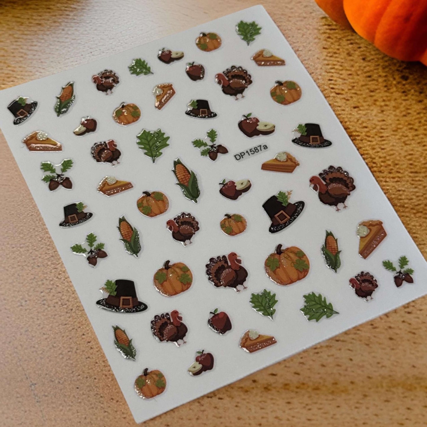 Pumpkin Nail Stickers
