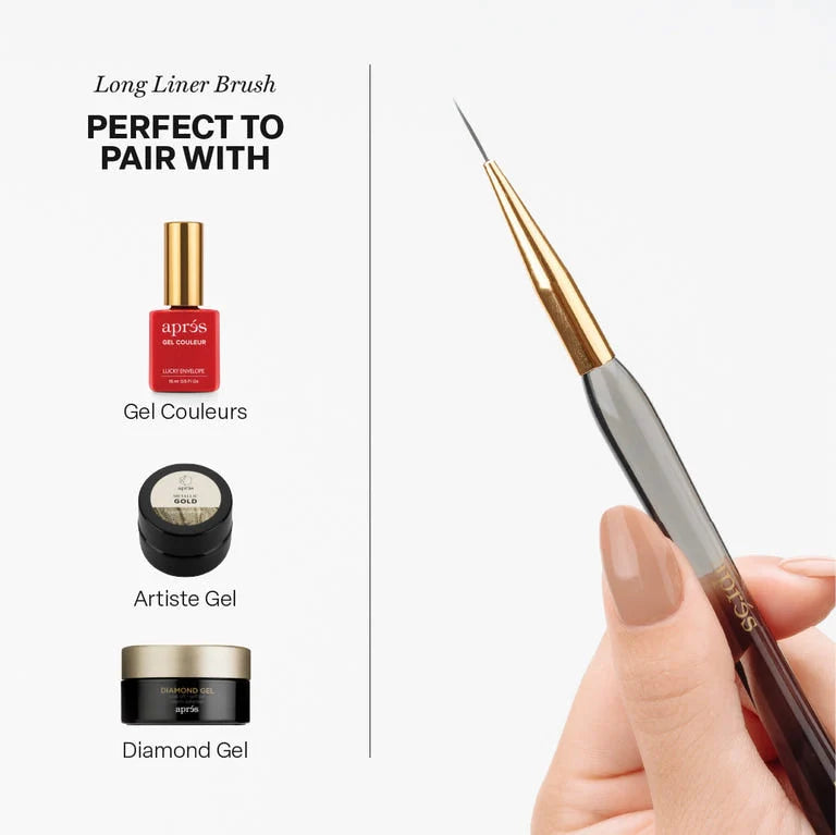 Nail Art Liner Brush - Aprés Long Liner Nail Art Brush