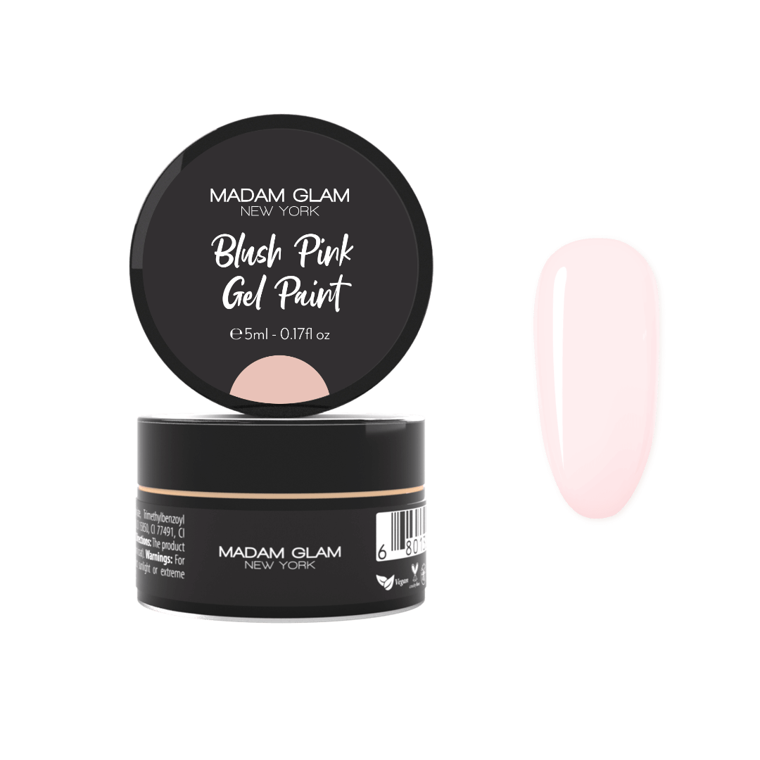 NAIL ART GEL POLISH - Blush Pink - MADAM GLAM