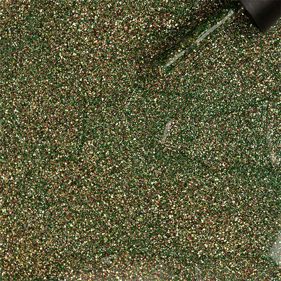 MADAM GLAM - Glam Mistletoe - GREEN GLITTER GEL NAIL POLISH