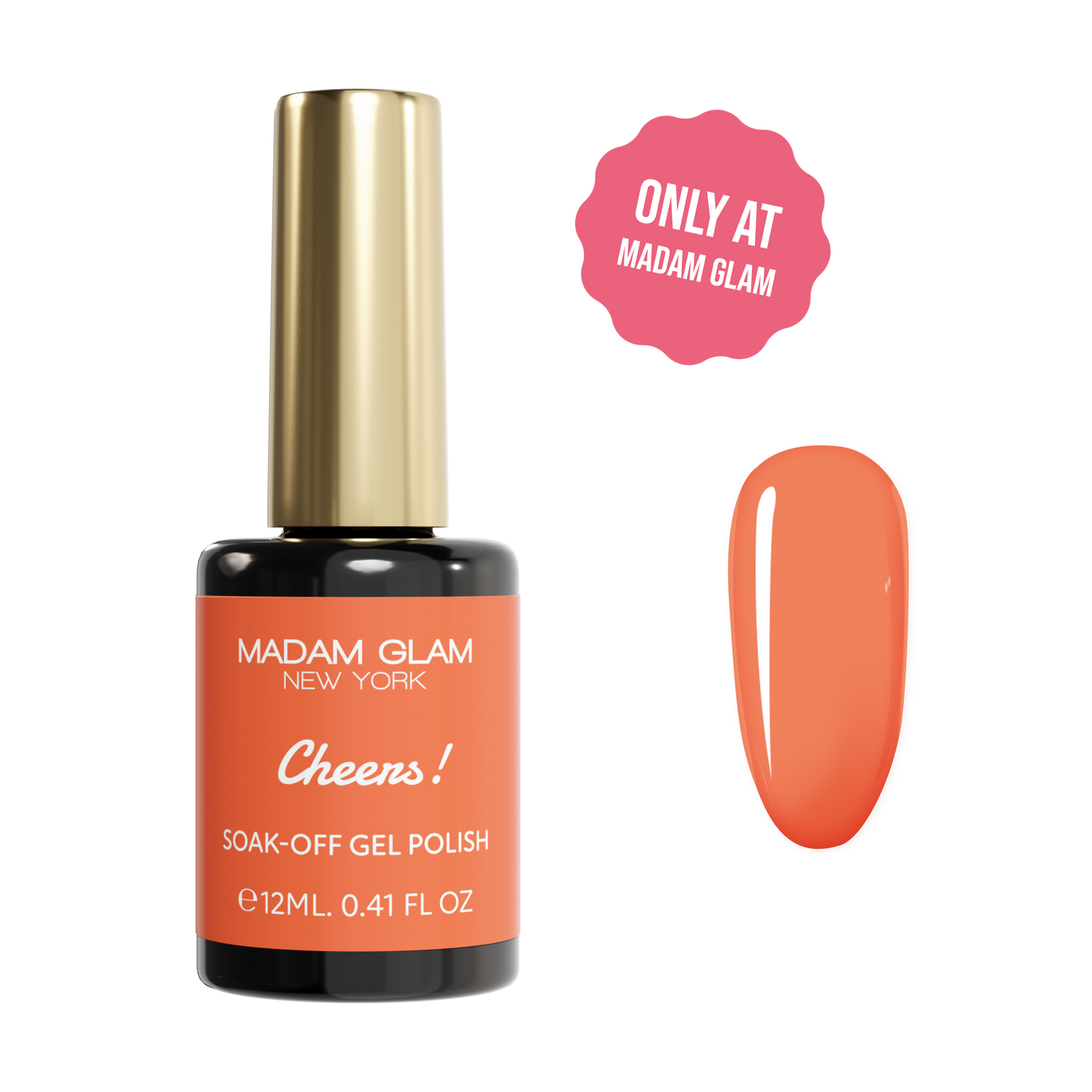 MADAM GLAM - Cheers! - CREAMY ORANGE