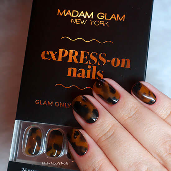 Press On Nails - MADAM GLAM - Tortie - exPRESS-on nails