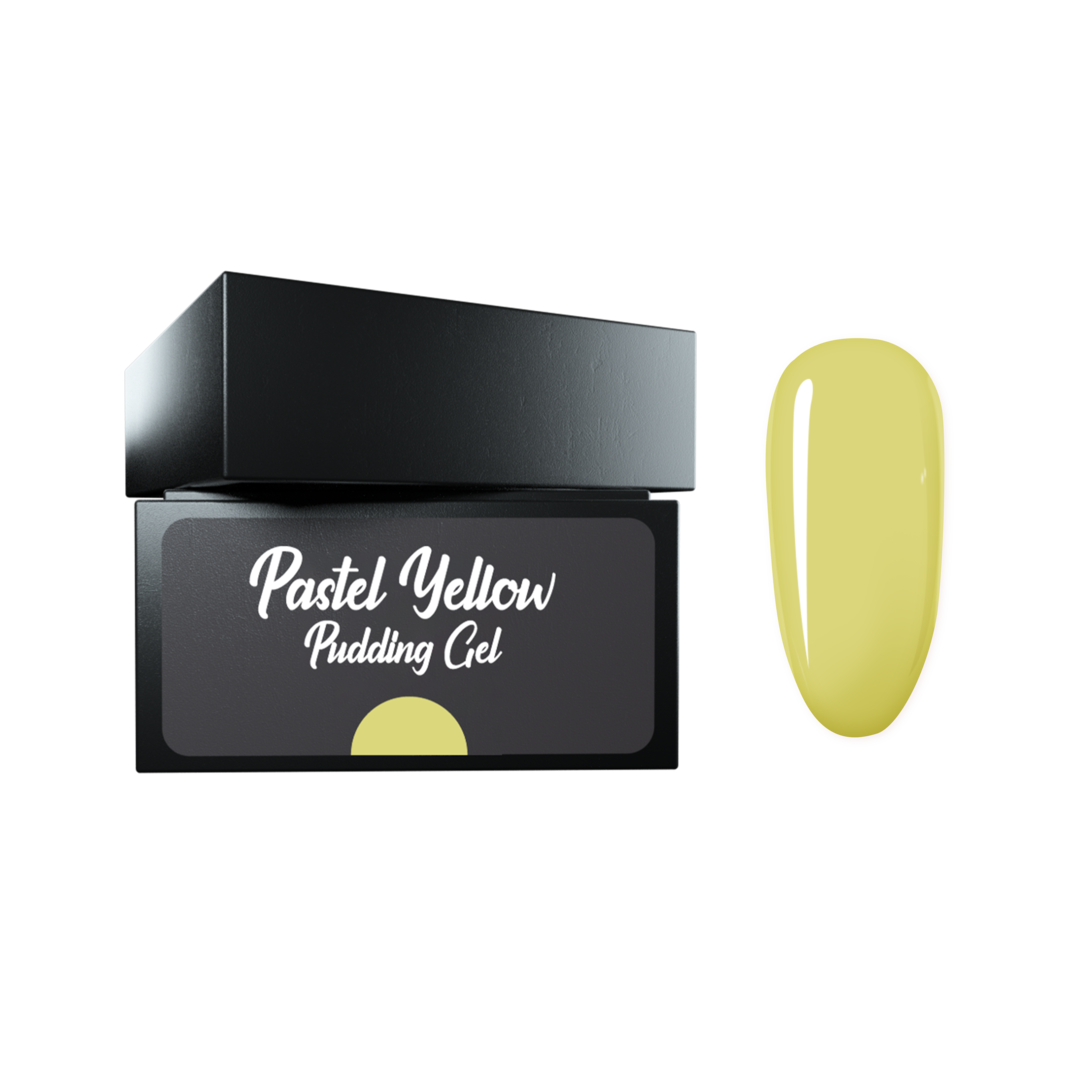 MADAM GLAM - Pastel Yellow - PUDDING GEL NAIL POLISH