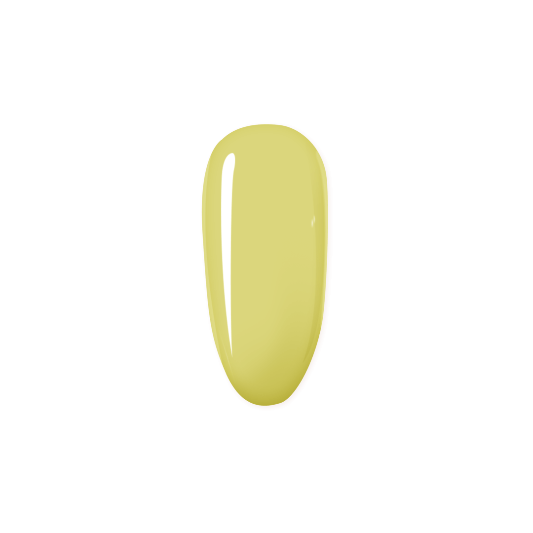 PUDDING GEL NAIL POLISH - Pastel Yellow - MADAM GLAM